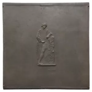 Antieke 19e Eeuwse Haardplaat