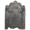Antieke Decoratieve Franse Haardplaat