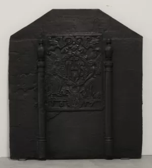 17e Eeuwse Antieke Haardplaat