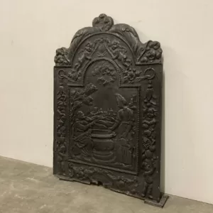 Grote Antieke Franse Haardplaat