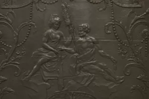 Antieke Louis XV Haardplaat