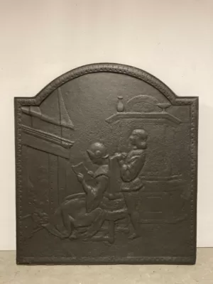 Kleine 19e Eeuwse Haardplaat