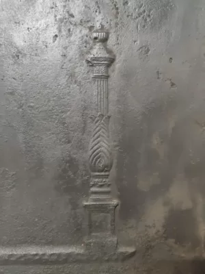 Antieke 19e Eeuwse Haardplaat