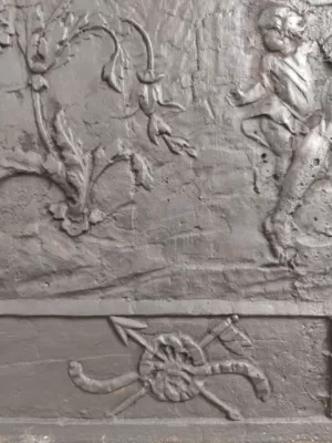 Antieke 19e Eeuwse Haardplaat