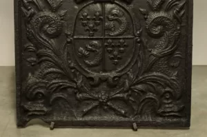 Antieke 19e Eeuwse Haardplaat