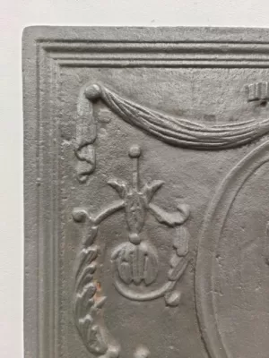 Antieke 19e Eeuwse Haardplaat