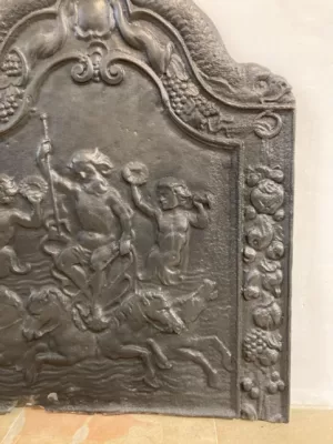 Antieke 19e Eeuwse Haardplaat