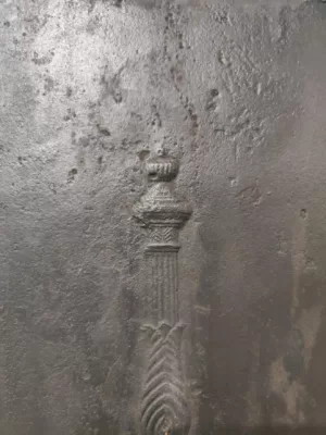 Antieke 19e Eeuwse Haardplaat