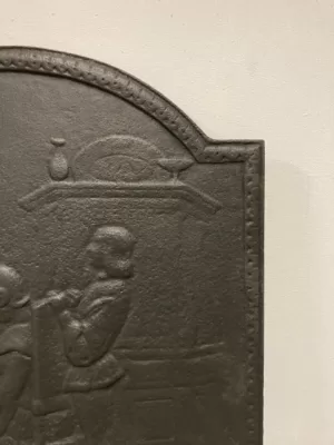 Kleine 19e Eeuwse Haardplaat