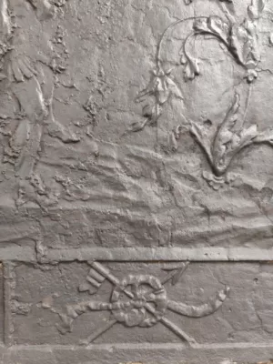 Antieke 19e Eeuwse Haardplaat