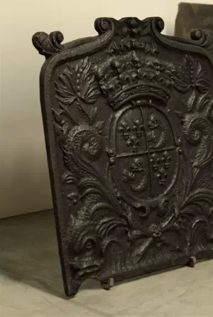 Antieke 19e Eeuwse Haardplaat