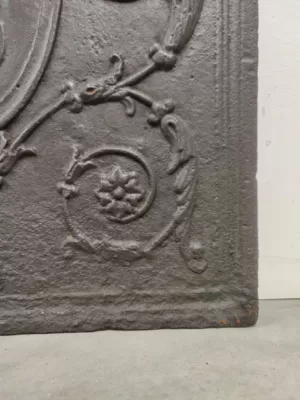 Antieke 19e Eeuwse Haardplaat