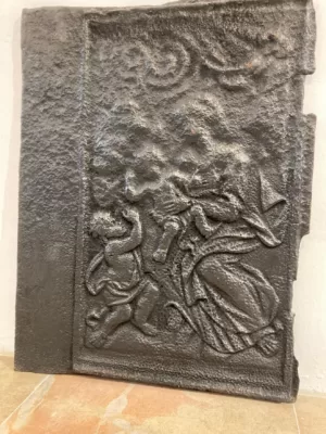 Antieke 18e Eeuwse Haardplaat