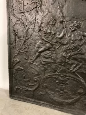 19e Eeuwse Louis XV Haardplaat