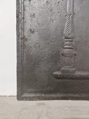Antieke 19e Eeuwse Haardplaat