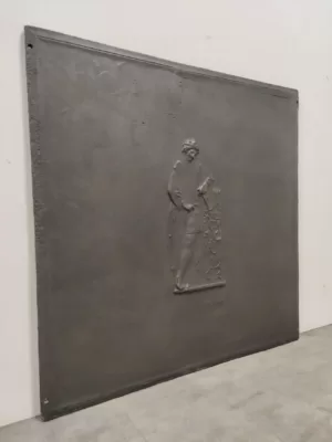 Antieke 19e Eeuwse Haardplaat