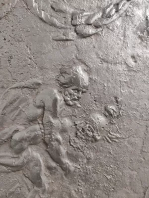 Antieke 19e Eeuwse Haardplaat