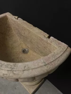 Antique Marble Wall Fountain