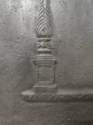 Antieke 19e Eeuwse Haardplaat