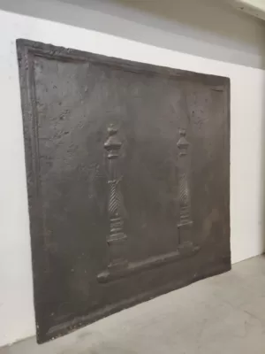 Antieke 19e Eeuwse Haardplaat