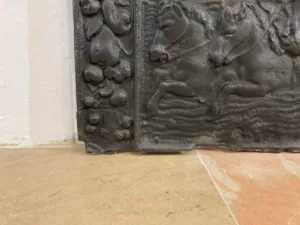 Antieke 19e Eeuwse Haardplaat