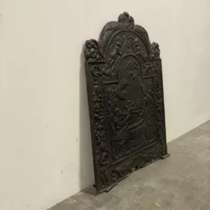 Grote Antieke Franse Haardplaat