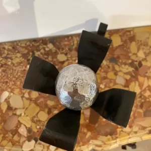 Stylish Pair of Mid-Century Modern Andirons or Firebogs