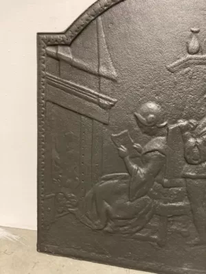 Kleine 19e Eeuwse Haardplaat