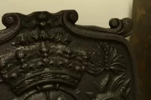 Antieke 19e Eeuwse Haardplaat