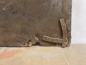 Antieke 19e Eeuwse Haardplaat