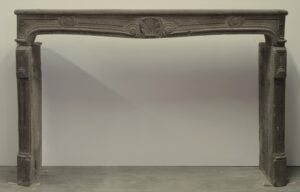 Antieke Franse Lavastenen Schouw