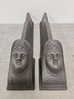 Antique Andirons / Fire Dogs, Township of Hayange