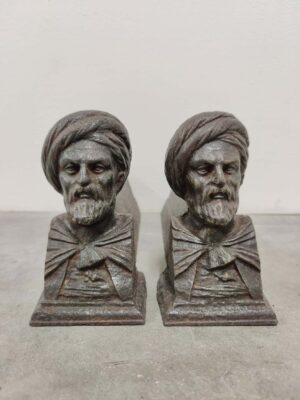 Andirons / Fire Dogs, Man with a Turban