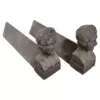 Young Caesar Andirons / Fire Dogs