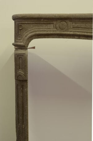 Antieke Franse Lavastenen Schouw