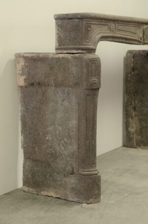 Antieke Franse Lavastenen Schouw