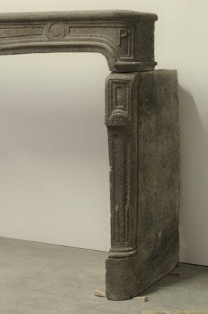 Antieke Franse Lavastenen Schouw