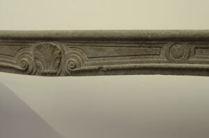 Antieke Franse Lavastenen Schouw