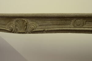 Antieke Franse Lavastenen Schouw