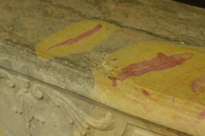 Gekleurde Louis XV Schouw