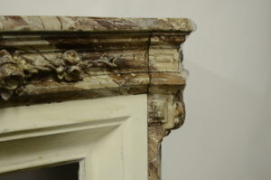 Antieke Franse Gietijzeren Haard