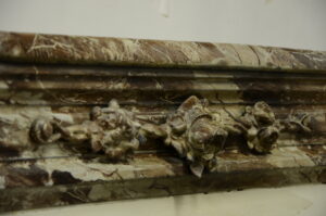 Antieke Franse Gietijzeren Haard