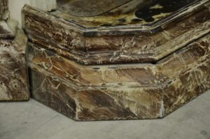 Antieke Franse Gietijzeren Haard