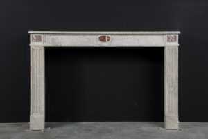 Antieke Marmeren Franse Schouw