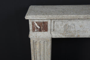 Antieke Marmeren Franse Schouw