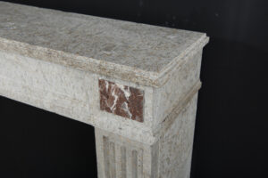 Antieke Marmeren Franse Schouw