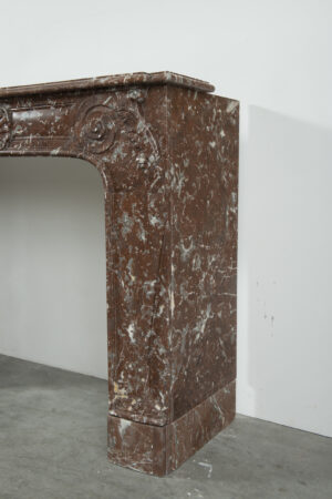 Antieke Rode Louis XV Schouw