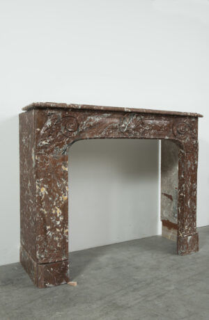 Antieke Rode Louis XV Schouw