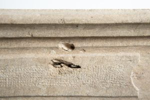 Elegante Kalkstenen Louis XIV Schouw