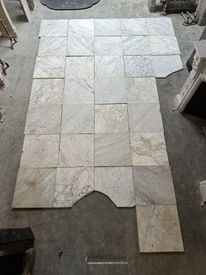 Antieke Wit Marmeren Vloer